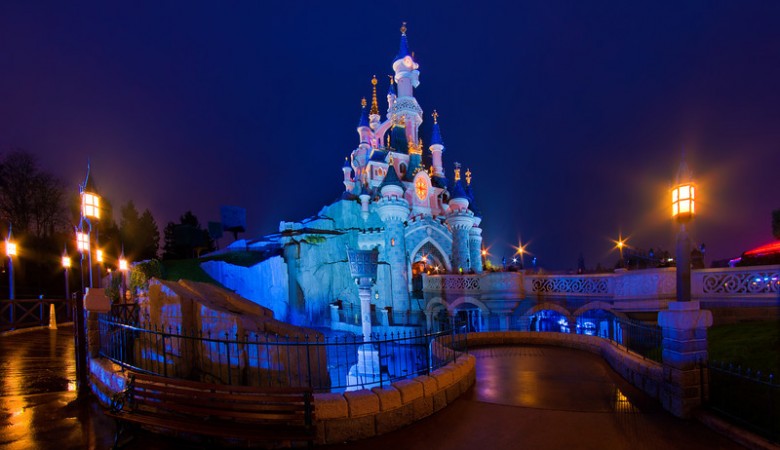 Sleeping Beauty Castle Normal Night-L